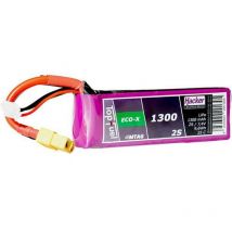 Hacker - Batteria ricaricabile LiPo 7.4 v 1300 mAh Numero di celle: 2 25 c Softcase XT60