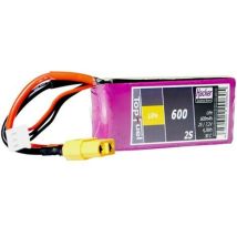 Hacker Pack De Batterie (life) 6.6 V 600 Mah Nombre De Cellules: 2 30 C Softcase Xt60 Q462582
