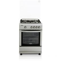 Haeger - Gazinière de, 60x60, acier inoxydable gris métallisé