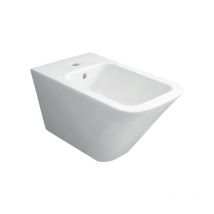 Azzurra - Hängendes Bidet 36x55x32 cm aus glänzender weißer Keramik Ceramica Build