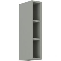 Hängeschrank Regal 15 cm Bianca Grey Rose - Grau Küchenzeile Küchenblock