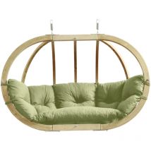 Mehrpersonen Hängesessel Globo Royal Chair Oliva Inkl. Sitzkissen Und Zwei Spiralfedern - Amazonas