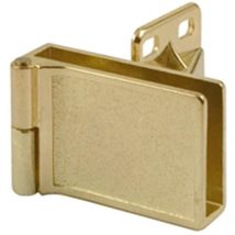 Bisagra para cristal solapada latonada 36193841 , 0JUEGO - Hafele