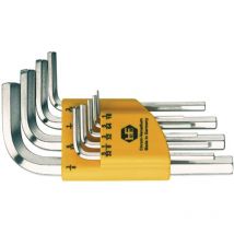 Sechskant Stiftschlüssel-Satz Zoll im Clip Gr. 0,05'-3/8' 13-teilig - Hafu