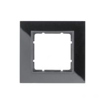 Hager B7 CADRE 1 POSTE verre anthracite