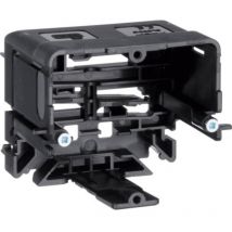 Hager - GLS5510 Canalina portacavi a muro Presa da incasso per dispositivi (l x l) 71 mm x 64 mm 1 pz. Nero