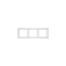 Cadre pour mécanisme à 3 éléments de la série Berker K1 IP20 8,05x22,9x1cm couleur blanc polaire