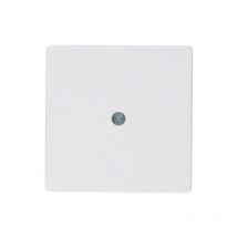 Hager Q.1 PLAQUE sortie cables blanc polaire