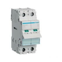 Interruttore non automatico 2 poli 40a 2 moduli sbn240 - Hager