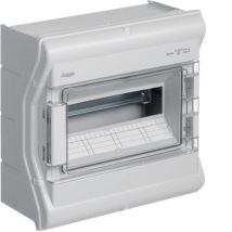 Hager - VE112E Boîte de distribution de surface Vector ve avec 1 rangée 12 IP55