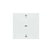 Berker - hager touche simple volet am sans b blanc polaire brillant 85241189