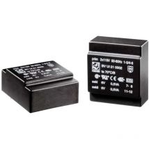 Bv ui 21 0011 Transformateur pour circuits imprimés 1 x 230 v 1 x 3 v/ac 1.0 va - Hahn
