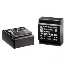 Hahn - bv ui 21 0015 Transformateur pour circuits imprimés 1 x 230 v 1 x 10 v/ac 1.0 va C548742