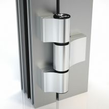 HAHN Türband 4 AT, 3-teilig 20/86/58 mit Ankerschraube, silber eloxiert