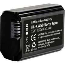 Hähnel - Fototechnik HL-XW50 Batteria ricaricabile fotocamera sostituisce la batteria originale (camera) NP-FW50 7.2 v 10