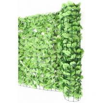Haie artificielle/brise vue pour balcon, feuilles, 300x100cm