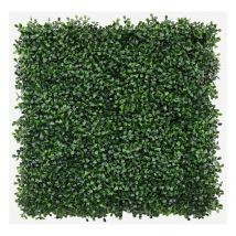 Haie artificielle panneau 50x50cm buis décoratif pour jardin Virgat