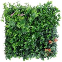 Yzmrbdqc - Mur Végétal Artificiel Brise-Vue Verdissement Balcon Clôture de Jardin, 50 x 50 cm