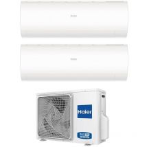Haier - climatiseur inverter dual split pearl 12+12 series avec 2u50s2sm1fa r-32 wi-fi intégré 12000+12000 - nouveau