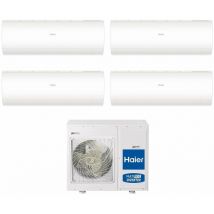 Haier - climatiseur split inverter quadri série pearl 9+9+9 avec 4u75s2sr2fa r-32 wi-fi intégré 9000+9000+9000 - nouveau
