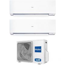 Haier - Dual Split Inverter-Klimagerät Serie expert 9+12 mit 2U40S2SM1FA R-32 Wi-Fi Integrated 9000+12000