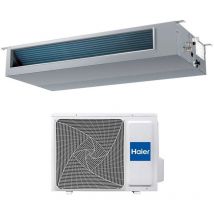 Haier - Inverter-Klimaanlage Ducted Ducted Air Conditioner Medium Head 18000 Btu AD50S2SM3FA R-32 Wi-Fi Optional No Remote Control White HW-BA116ABK