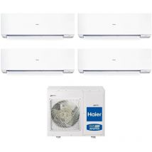 Haier - Quadri Split Inverter-Klimagerät expert Serie 7+7+9+18 mit 4U75S2SR5FA R-32 Wi-Fi Integrated 7000+7000+9000+18000