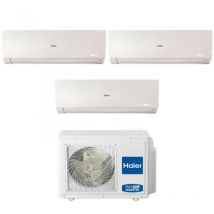 Haier - Trial Split Inverter Klimagerät Serie flexis plus white 7+7+15 mit 3U70S2SR3FA R-32 Wi-Fi Integrated Farbe Weiß 7000+7000+15000