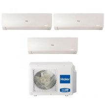 Haier - Trial Split Inverter Klimagerät Serie flexis plus white 9+9+15 mit 3U70S2SR3FA R-32 Wi-Fi Integrated Farbe Weiß 9000+9000+15000