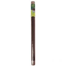 Canne demi-ronde en plasticane 1, 5 x 3 m chocolat Nortene