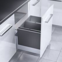 Hailo - Abfallsammler Triple xl 600 mm 28 L/28 l Auszug 3631681