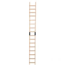 Echelle plate de toit en bois pour couvreur 4m Hailo Safety Roof