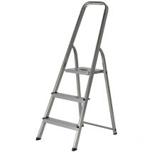 Escabeau ménager pliable en aluminium 3 marches léger Selekta