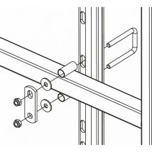Hailo H-50 Steigschutzsystem – Halterung für Leitern – verzinkter Stahl, Aluminium, Edelstahl – 0,2 kg