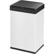 Poubelle de cuisine grand volume 35L Hailo Big-Box Swing l Coloris - Blanc
