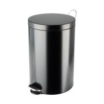 Poubelle de cuisine à pédale 20L Selekta Coloris - Noir