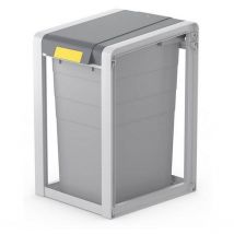0935-202 ProfiLine Öko xl (unité de base) Séparateur de déchets 38L Gris - Hailo