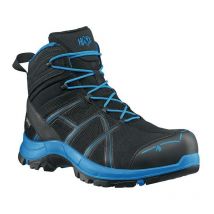 Haix - Botte de sécurité be Safety 40.1 Mid taille 8 (42) noir/bleu S3 hro hi ci wr src esd en iso 20345 microfibres/textile