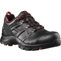 Haix - Zapato de seguridad be Safety 54 talla baja 65 (40) cuero negro / rojo
