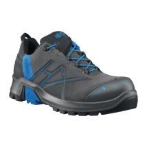 Chaussure de sécurité Connexis gtx low Pointure 8(42) grey-blue S3 hro hi ci wr src cuir croûte 2.0-2.2 mm/textile
