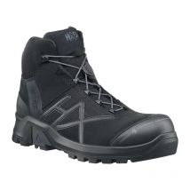 Botte de sécurité Connexis gtx mid pointure 11(46) black-black S3 hro hi ci wr src cuir croûte 2.0-2.2 mm/textile