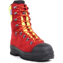 HAIX Protector 2.0 brodequins de protection anti-coupures édition KOX avec Gore-Tex rouge/jaune 44