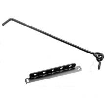 Haken Für Visser Mit D8x500 Schiene – 6x30 – Schwarz Galvanisiert