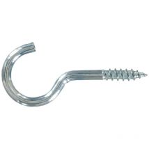 Verzinkte Haken, 2,5 x 10 sc, 18 Stück.