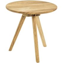M&s - haku Möbel Tavolino, legno massello, rovere, ø 40 x h 40 cm