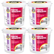 Fertigspachtel Füll Und Finish perfect Weiß F01 - 100KG - Halbau