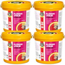 Halbau - Flüssigfolie Extreme Badabdichtung Dichtmembran Dichtfolie D02 - 100kg