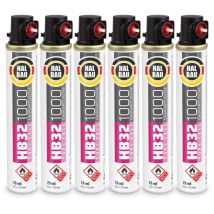 HALBAU Gaskartusche für gasbetriebene Setzgeräte 152mm HB32 – 6 St.