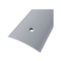 Halbgewölbte Schwelle vorgebohrt L.73cm x B.30mm elton Edelstahl - B01001/073