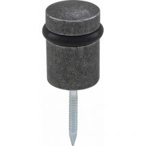 Bodentürpuffer ø 30 mm, Stahl verzinkt schwarz passiviert - Halcö